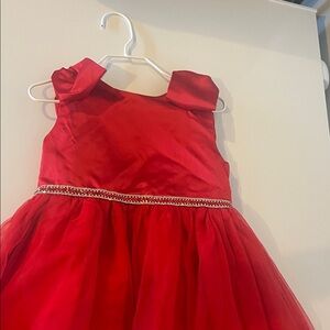 Blueberi Boulevard Red Formal Kids Dress